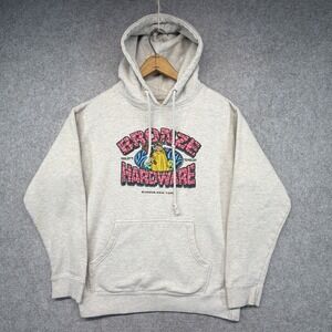 Bronze 56K Hardware‎ Gray Hoodie Men's Size Medium Skate Grunge